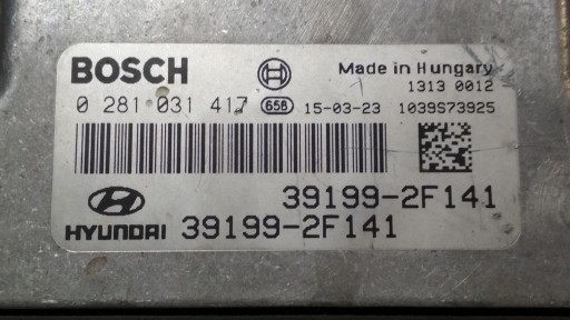 Hyundai ix35 LM 2.0L CRDi (D4HA) Bosch EDC17CP14 - Наклейка ЭБУ двигателя
