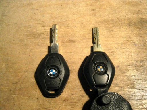 BMW 520i E39 - Оригинальный ключ и ключ купленный в Китае, отличия.